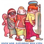 Show flyer for the Sock Hop